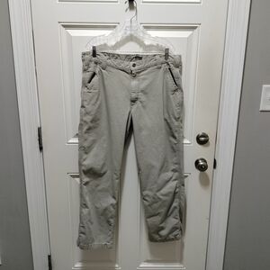 Carhartt Men's Light Gray Khakis Size 38X30